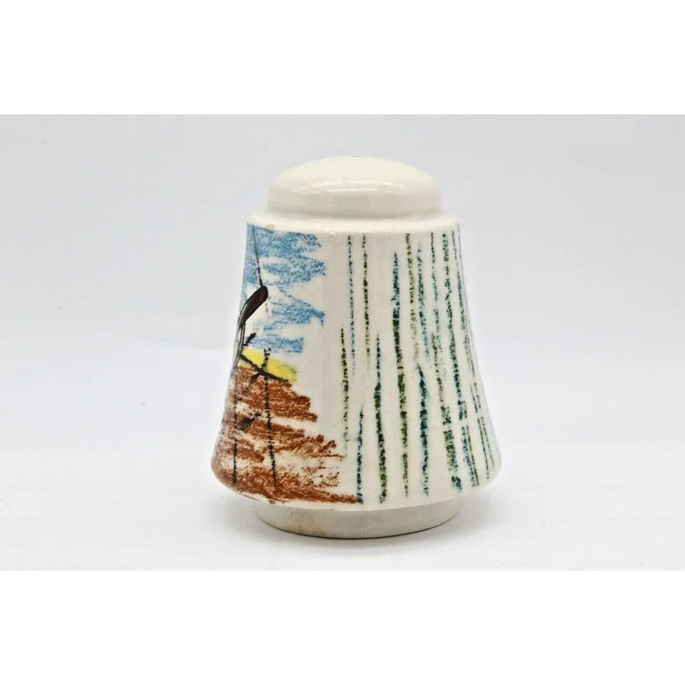 Breakfast Set Folk Art Pirate Themed Tray Salt Pepper Jam Jar Vintage Jamaica